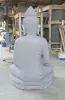 Product image 7 of the product “Seated Buddha made of Riverstone in Dhyana position - gesture of meditation, H.102 cm, natural. ”